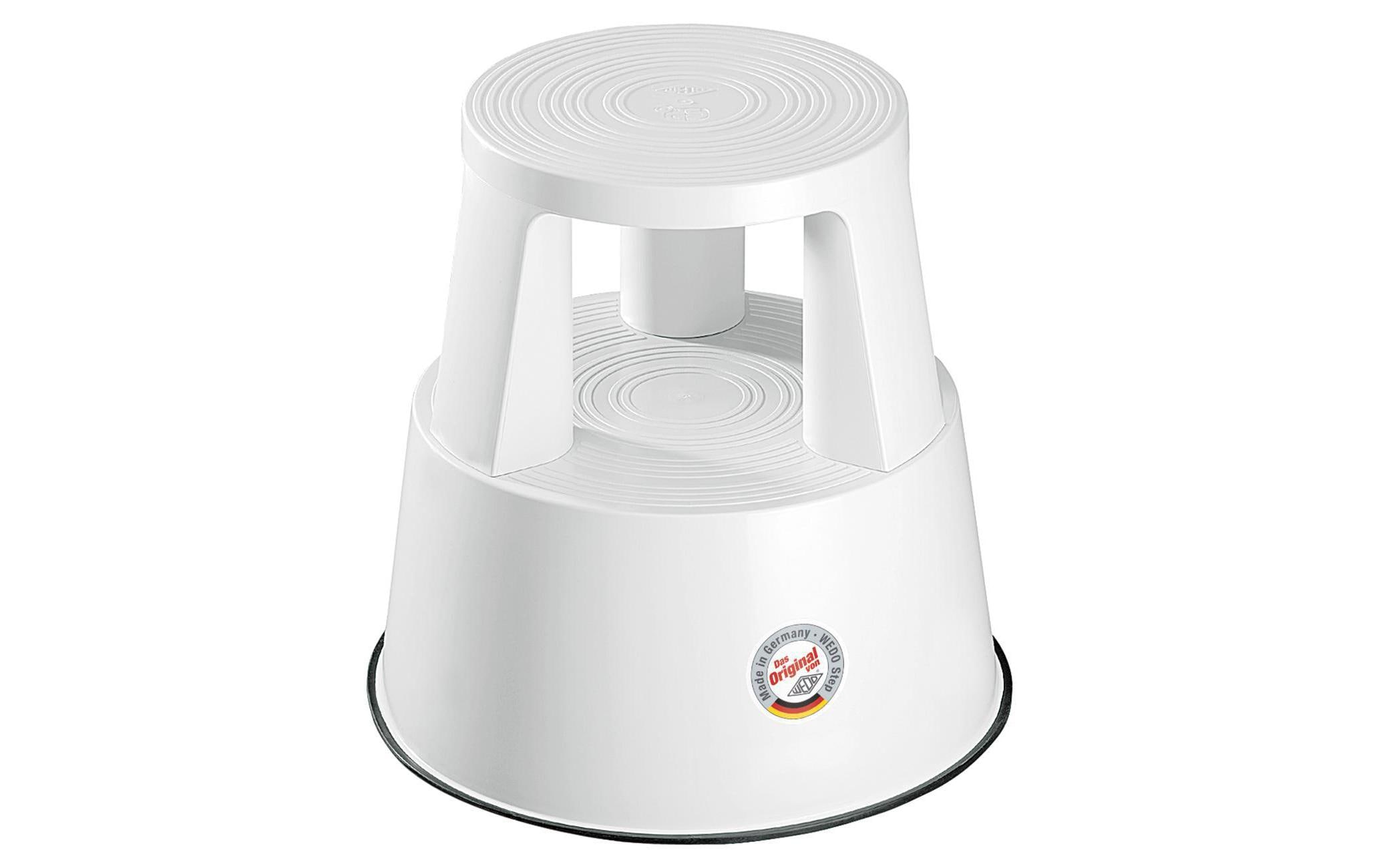 WEDO Rollhocker Step Kunststoff, Weiss