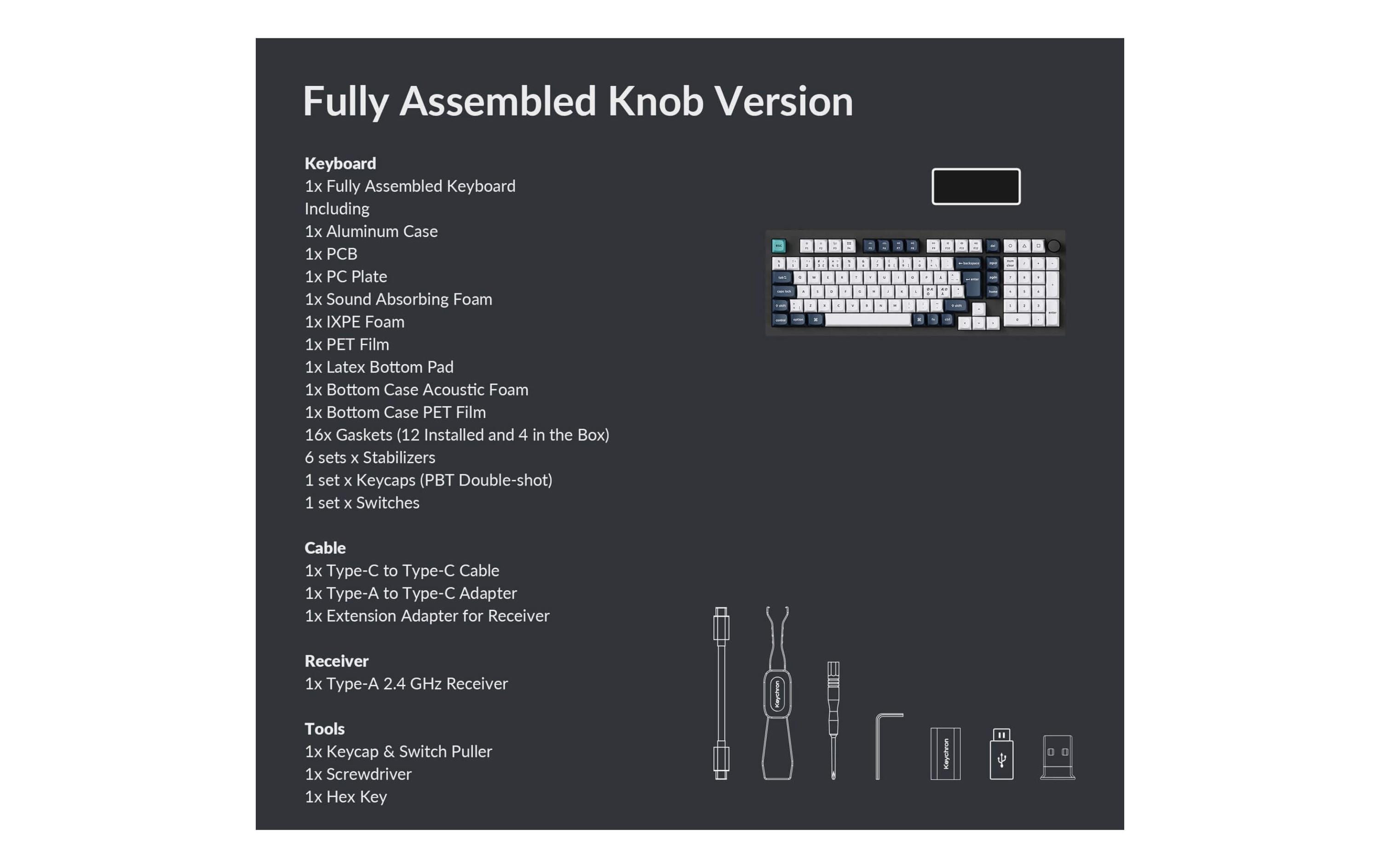 Keychron Gaming-Tastatur Q5 Max Black QMK Brown Switch Keychron Gaming-Tastatur Q5 Max Black QMK Brown Switch