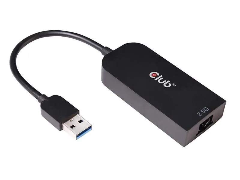 Club 3D Adapter USB 3.2 Gen1 Type A auf RJ45 2.5Gbps