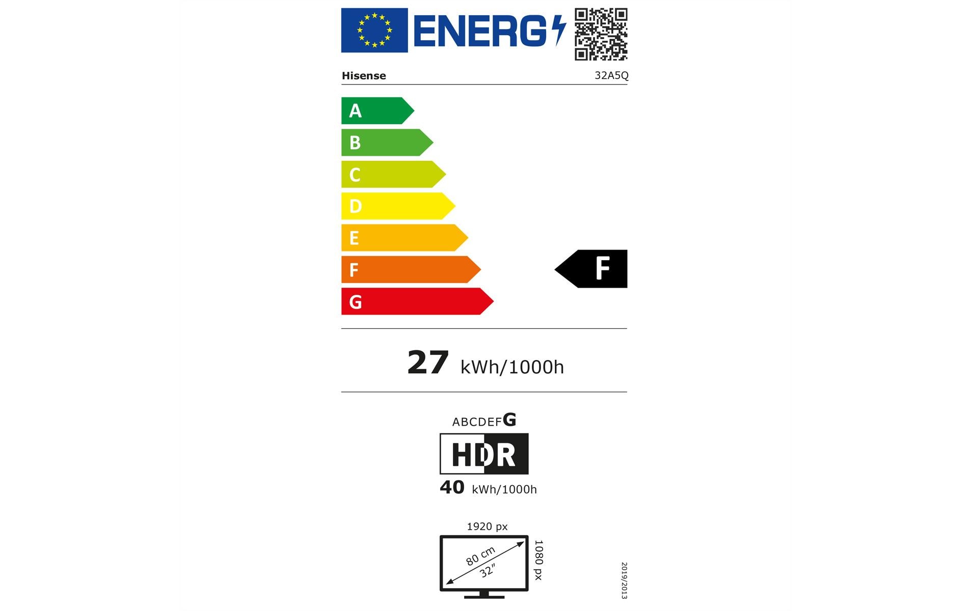 Hisense TV 32A5Q 32, 1920 x 1080 (Full HD), QLED