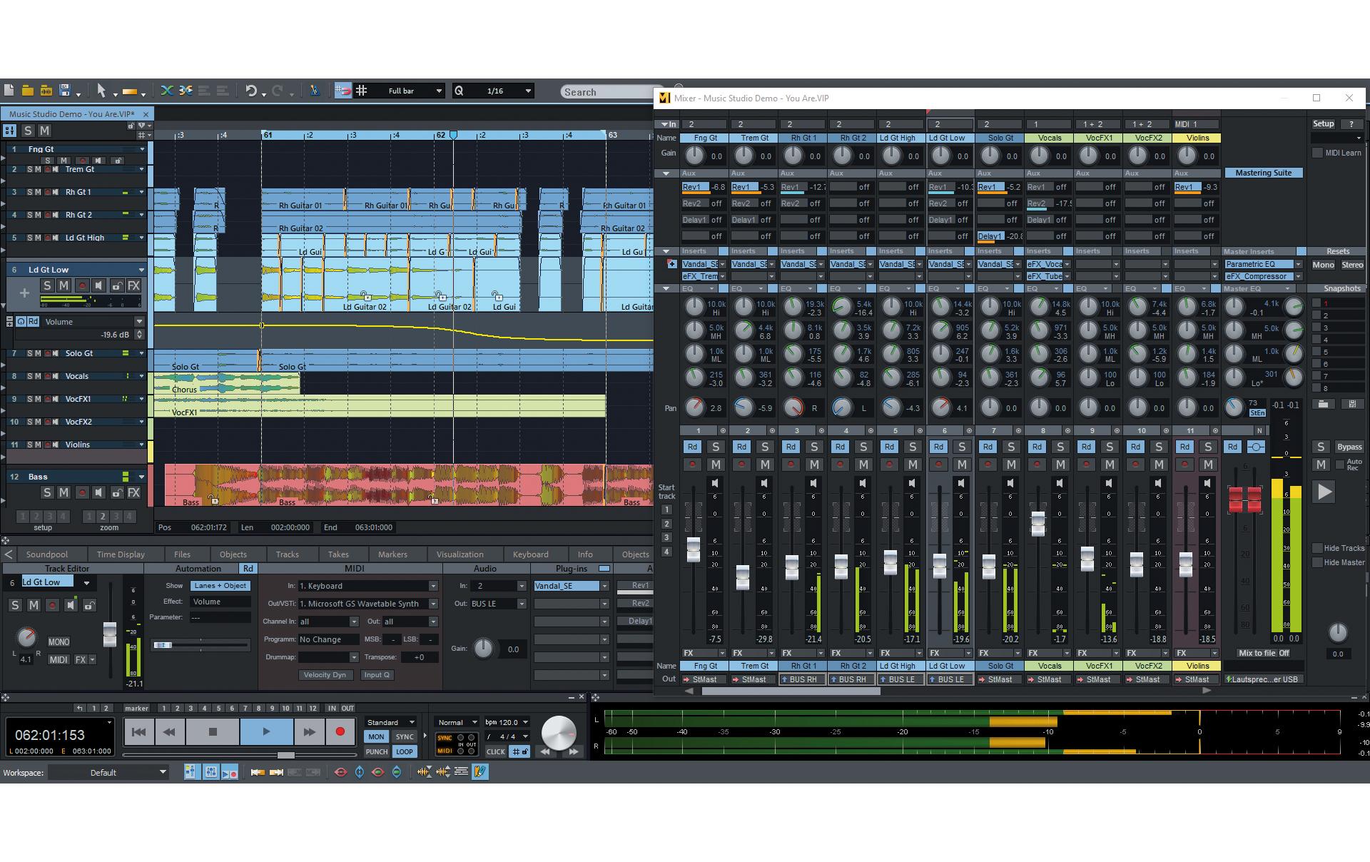 Magix Magix Samplitude Music Studio 2022 Box, Vollversion, WIN, DE