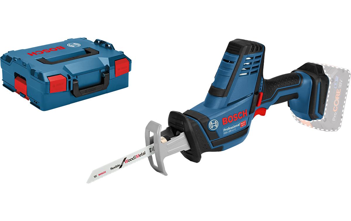 Bosch Professional Akku-Säbelsäge GSA 18V-LI C Solo L-Boxx Bosch Professional Akku-Säbelsäge GSA 18V-LI C Solo L-Boxx