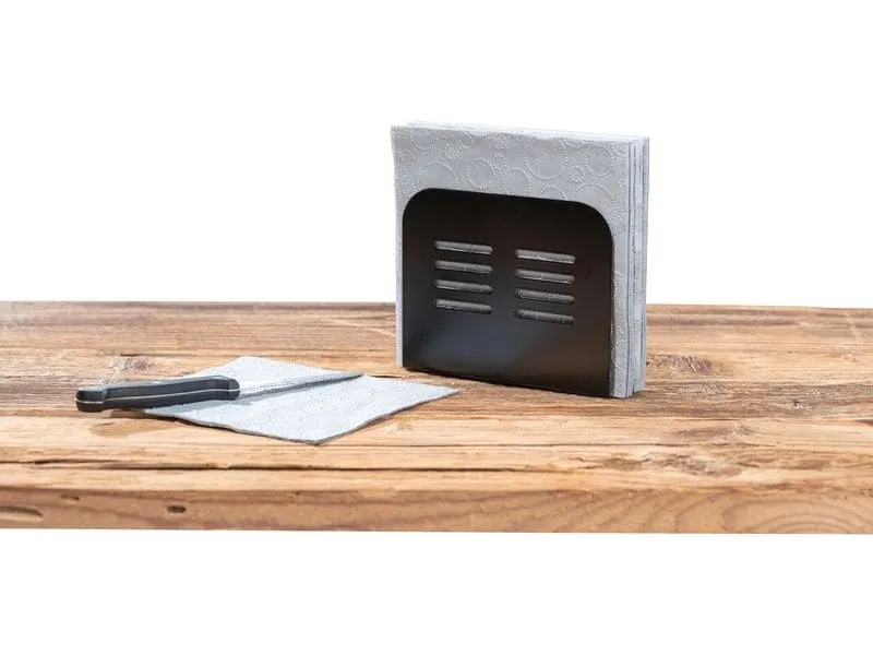 Wenko Serviettenhalter Baco Schwarz Wenko Serviettenhalter Baco Schwarz