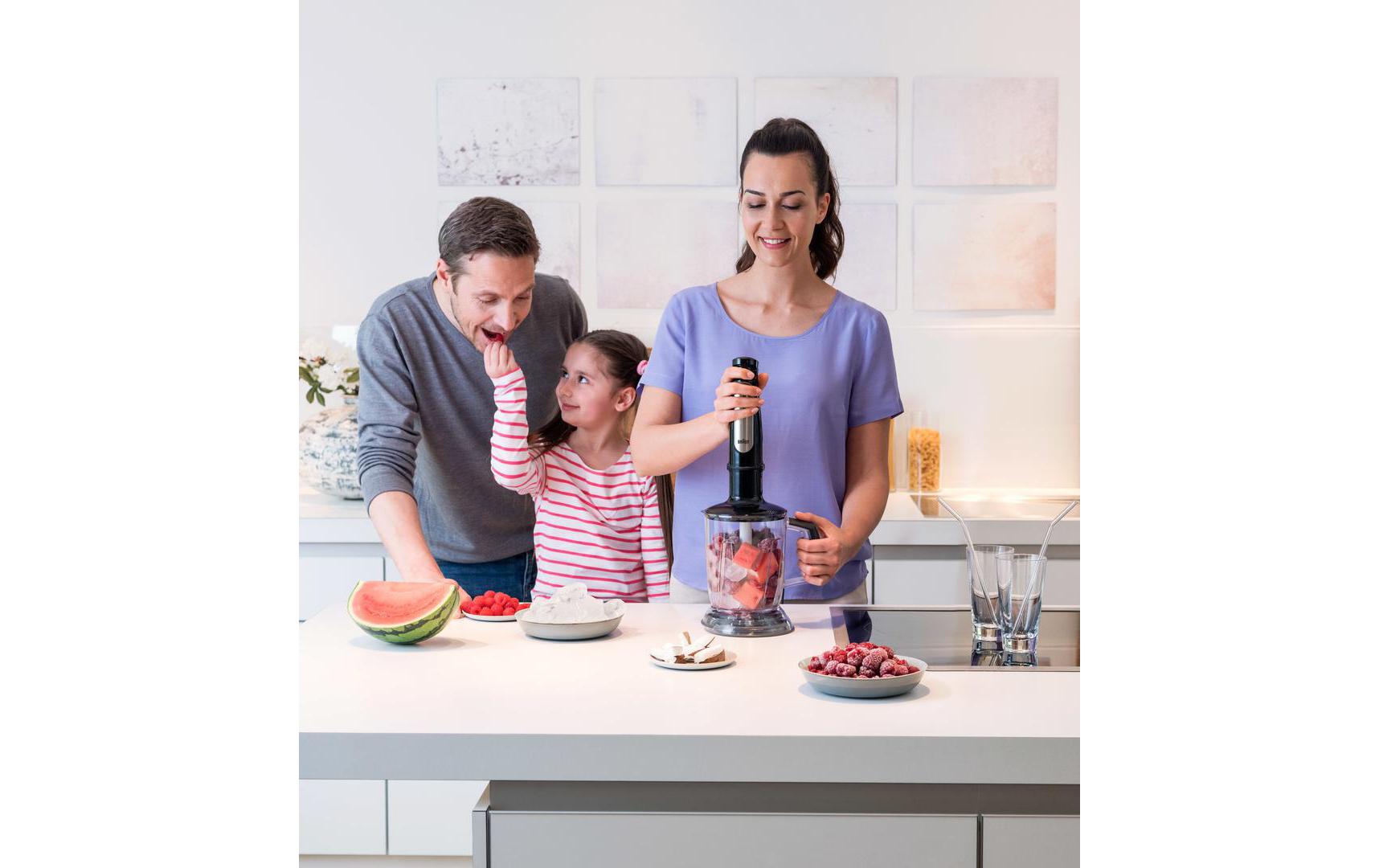 Braun Stabmixer MultiQuick 7 MQ7045X Silber/Schwarz