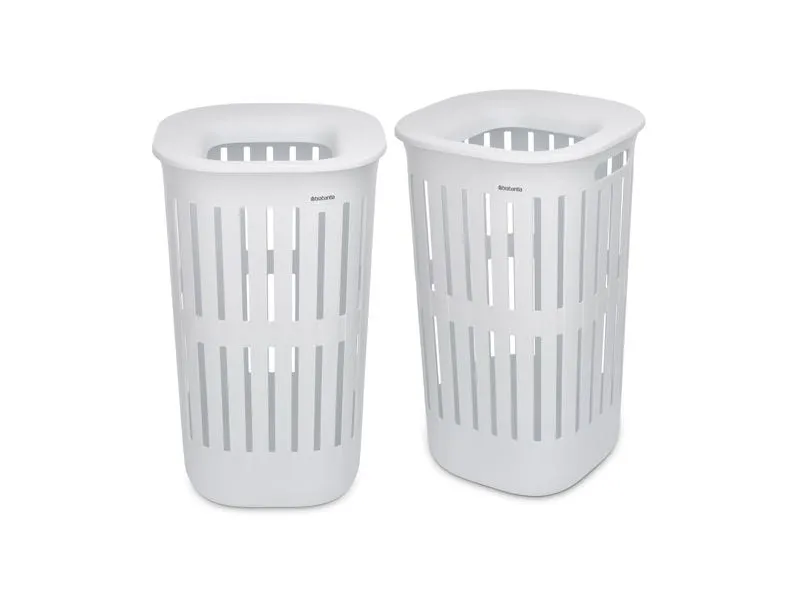Brabantia Wäschekorb Collect-It 2 x 55 l, Weiss Brabantia Wäschekorb Collect-It 2 x 55 l, Weiss