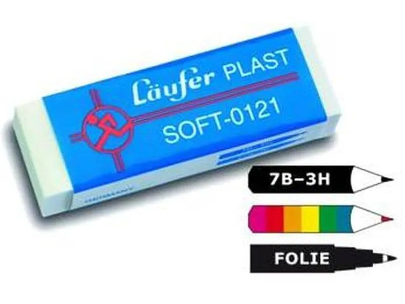 Läufer Radiergummi Soft 0121 Weiss Läufer Radiergummi Soft 0121 Weiss