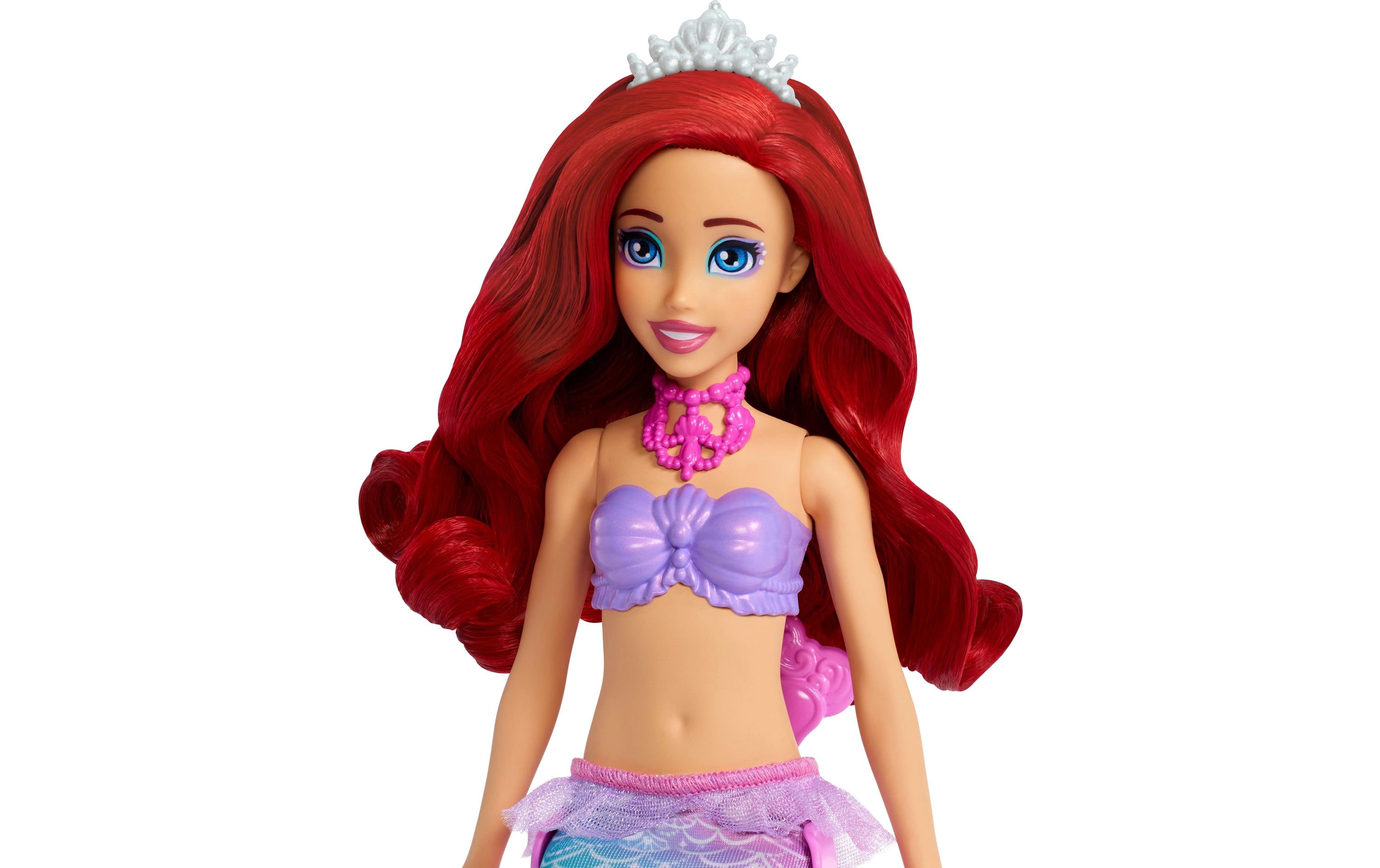 Disney Princess Spielset Schminkmuschel Meerjungfrau-Arielle-Modepuppe