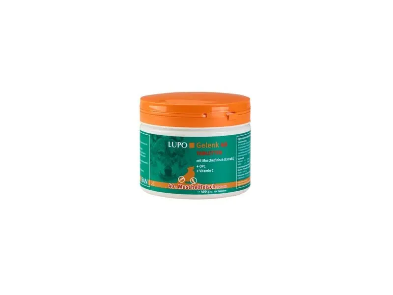 Luposan Hunde-Nahrungsergänzung Gelenk 40 Tabletten, 400 g Luposan Hunde-Nahrungsergänzung Gelenk 40 Tabletten, 400 g