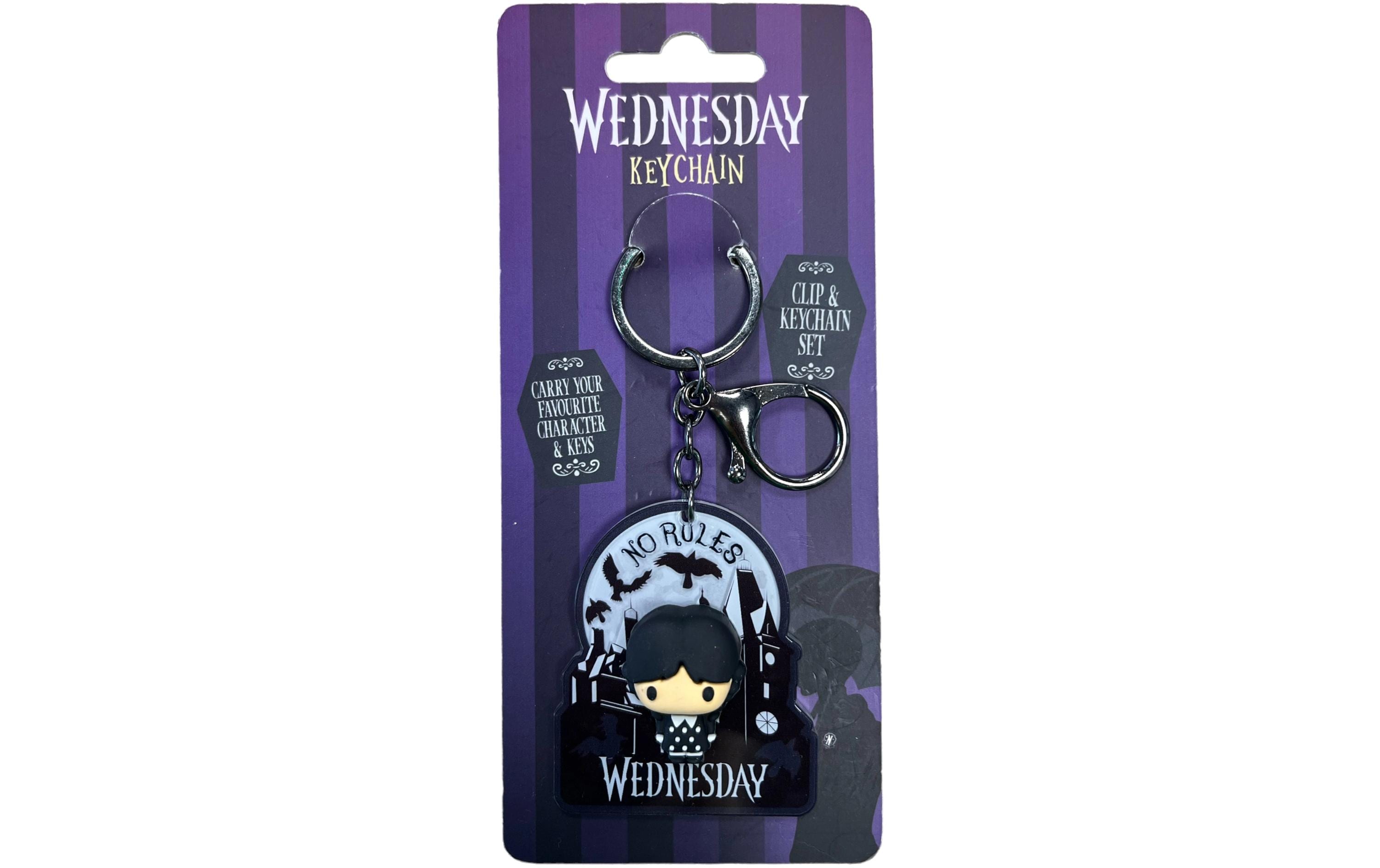 Thumbs Up! Wednesday Schlüsselanhänger Acryl Grau/Schwarz Thumbs Up! Wednesday Schlüsselanhänger Acryl Grau/Schwarz