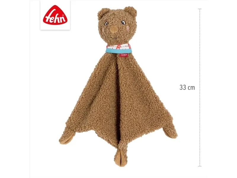 fehn Schmusetuch Bär, Braun, 33 cm fehn Schmusetuch Bär, Braun, 33 cm