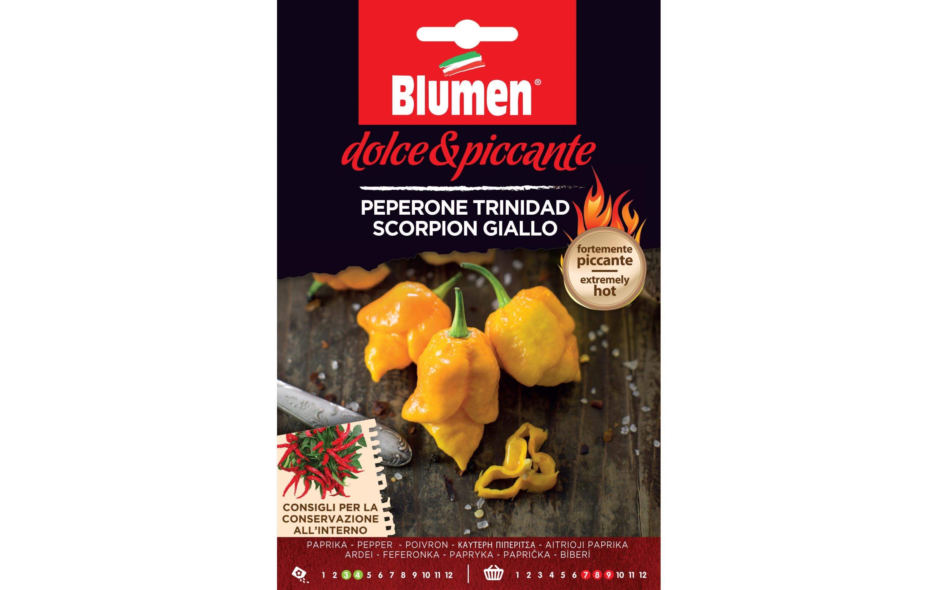 Blumen Samen Paprika Trinidad Scorpion Giallo Blumen Samen Paprika Trinidad Scorpion Giallo
