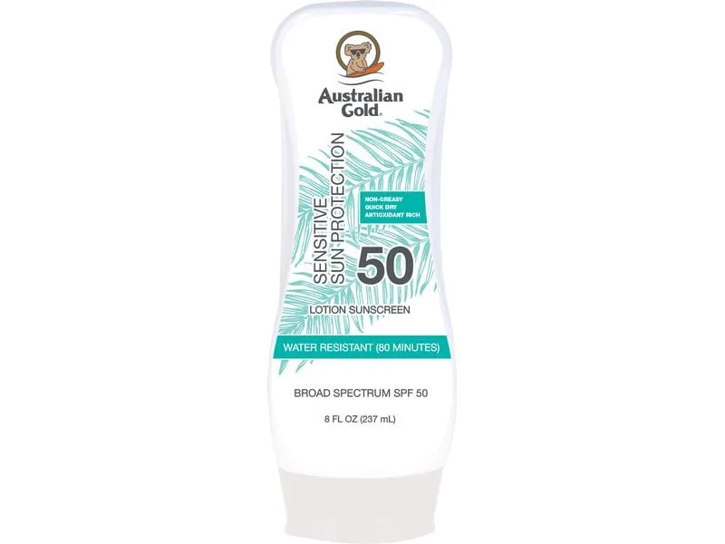 Australian Gold Sonnenlotion LSF 50 Sensitive 237 ml Australian Gold Sonnenlotion LSF 50 Sensitive 237 ml