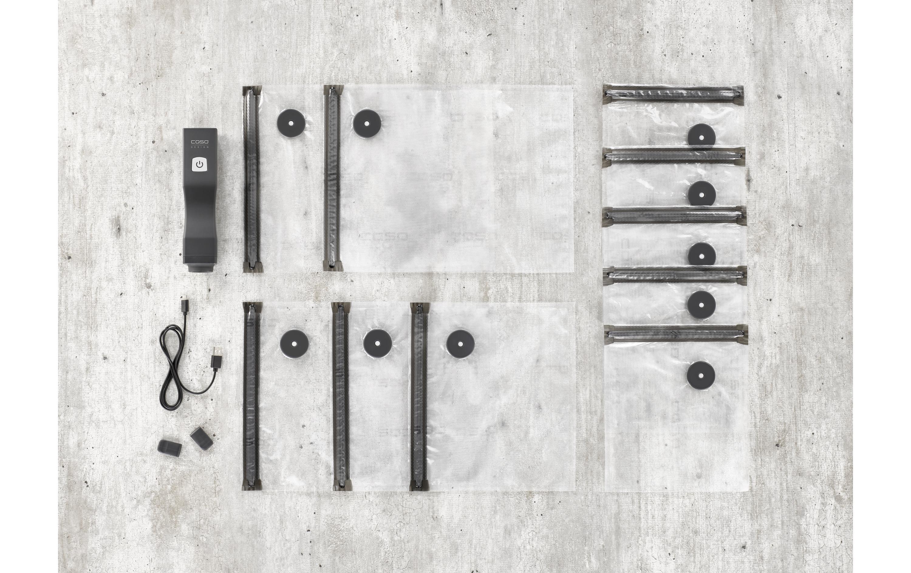 Caso Vakuumiergerät Vacu One Touch Schwarz Caso Vakuumiergerät Vacu One Touch Schwarz