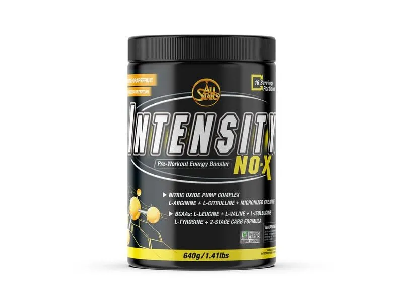 All Stars Pulver Intensity NO-x Booster Orange/Grapefruit 640 g All Stars Pulver Intensity NO-x Booster Orange/Grapefruit 640 g