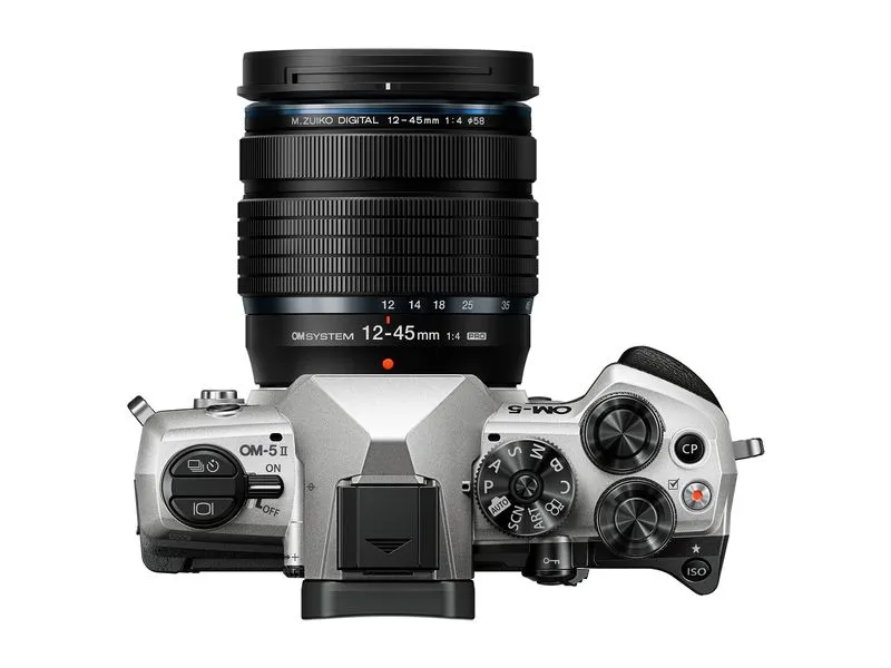 OM-System Fotokamera OM-5 II M.Zuiko Digital ED 12-45mm Kit Silber OM-System Fotokamera OM-5 II M.Zuiko Digital ED 12-45mm Kit Silber
