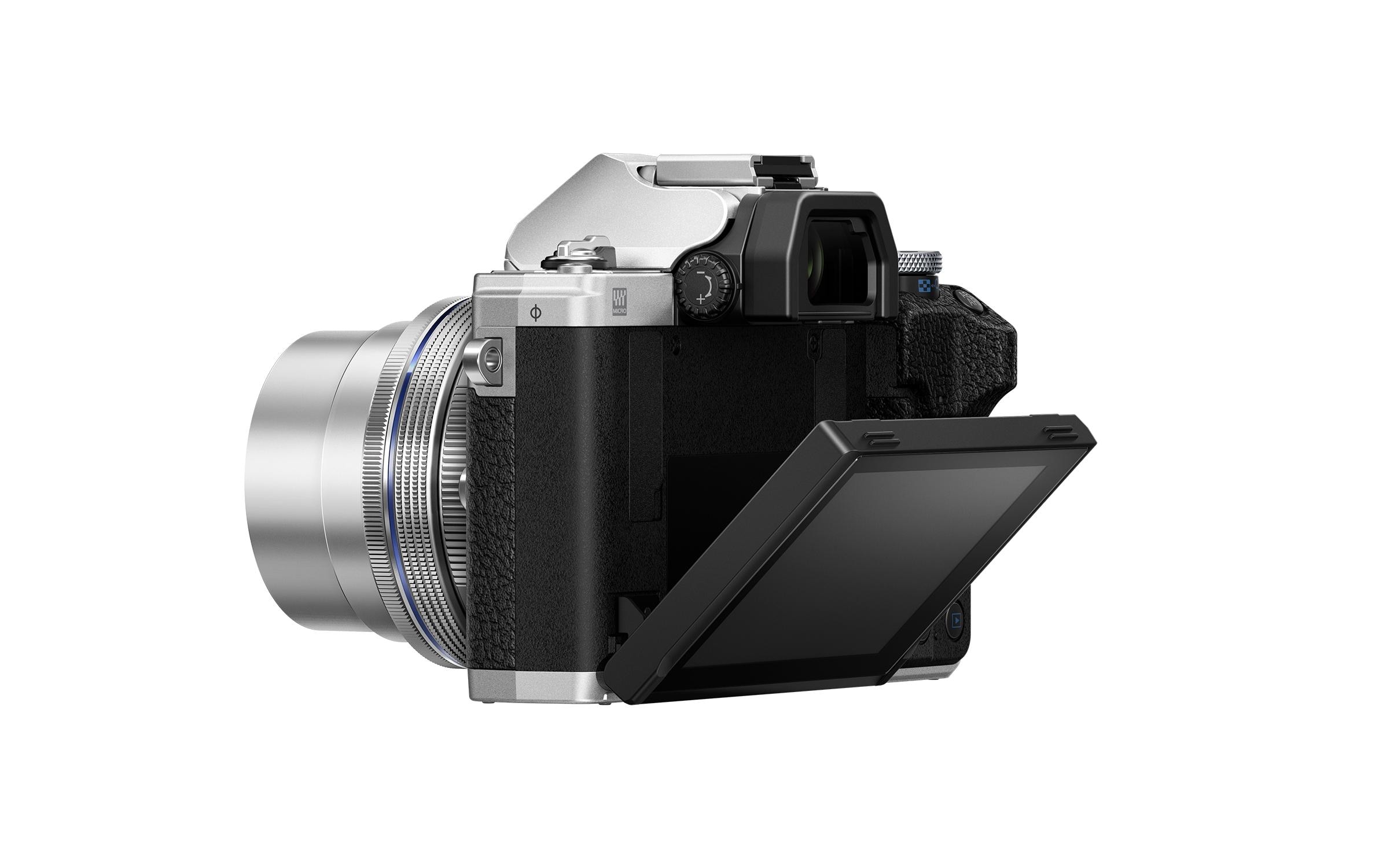 OM-System Fotokamera E-M10 Mark IV Kit 14-42 Silber