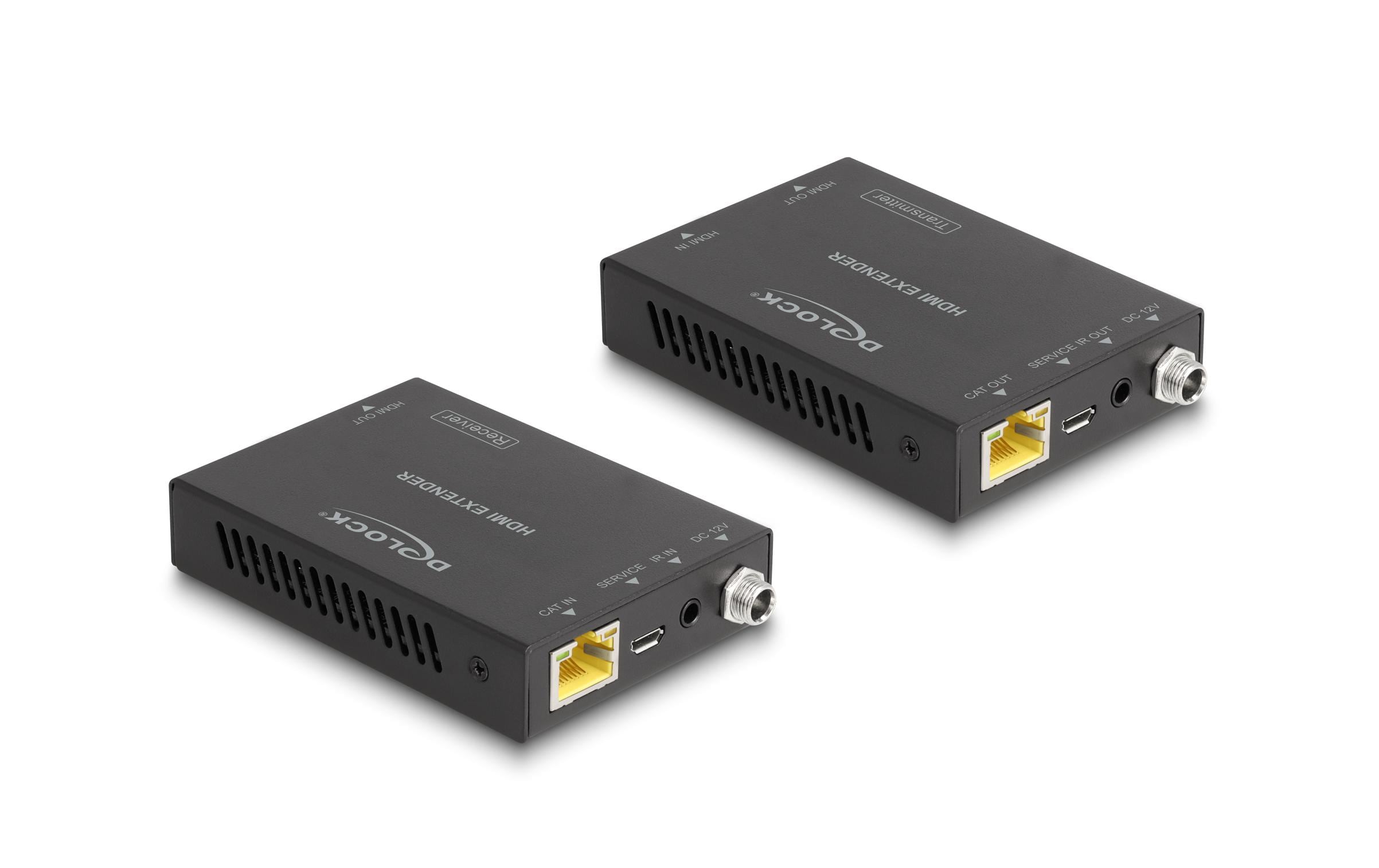 Delock Extender Set über Cat.6 Kabel 4K 60 Hz 50 m