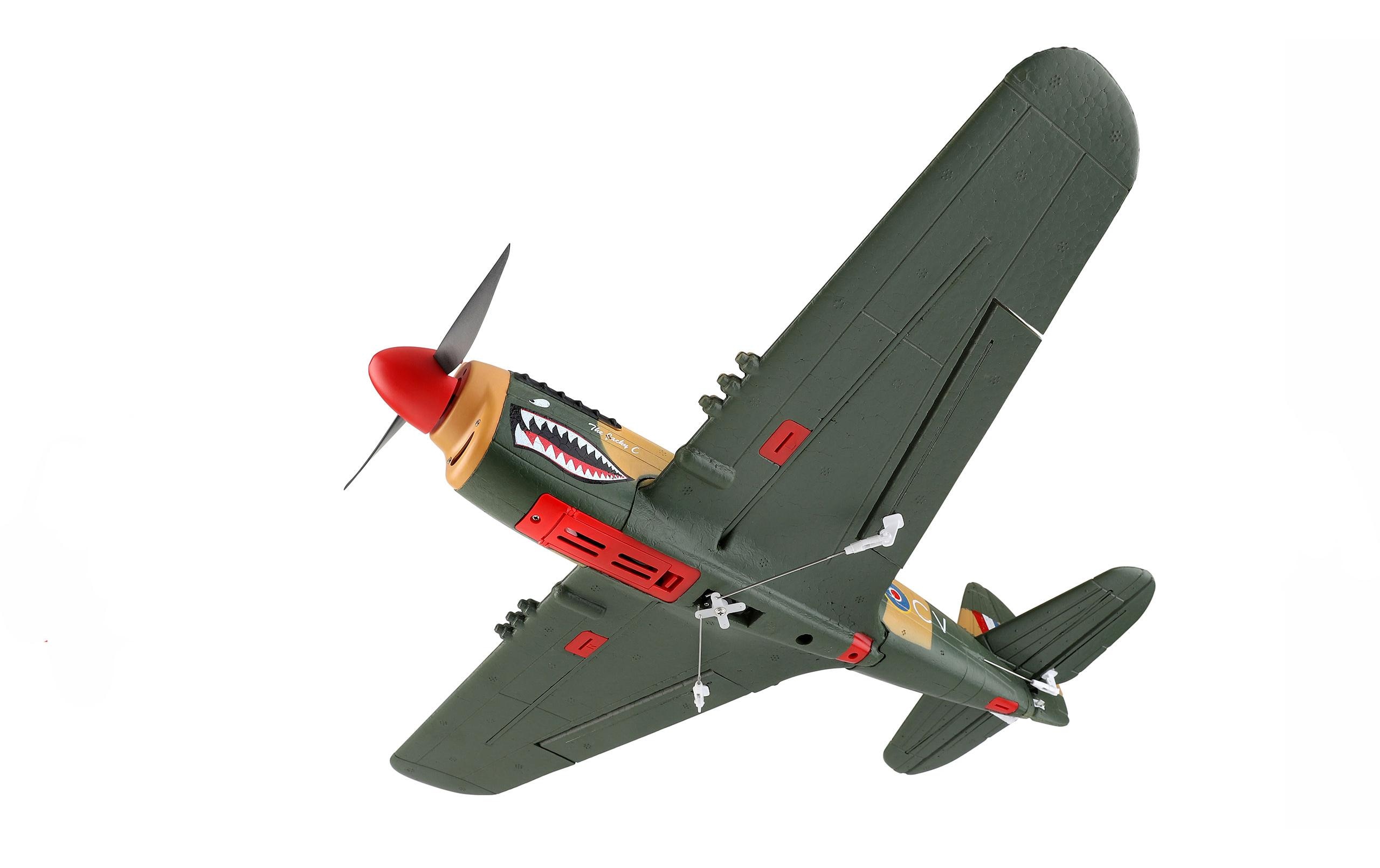 Amewi Warbird AMXflight P40 Fighter, Gyro, 4-Kanal, 384 mm, RTF