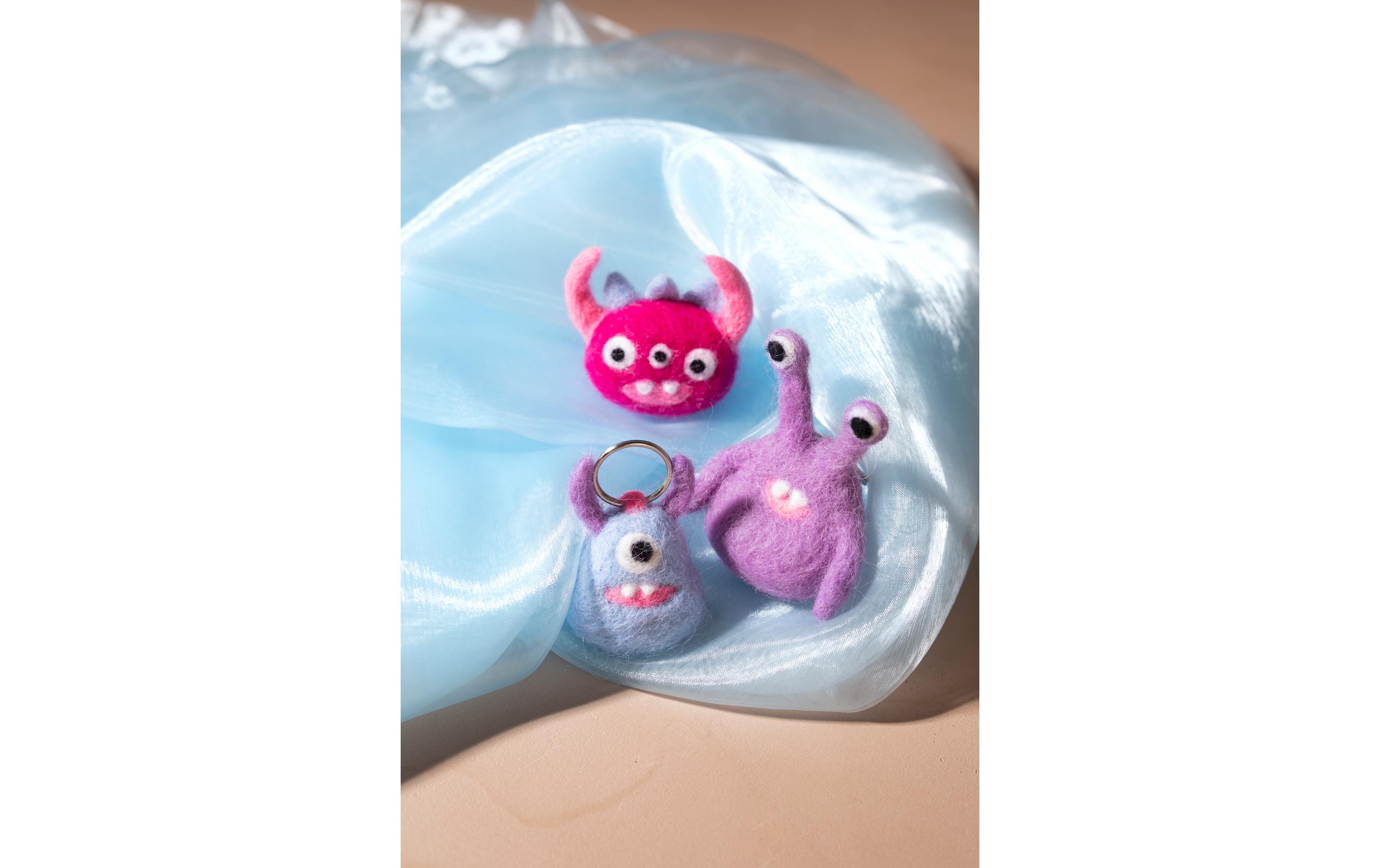 Creativ Company Bastelset Nadelfilzen Monster