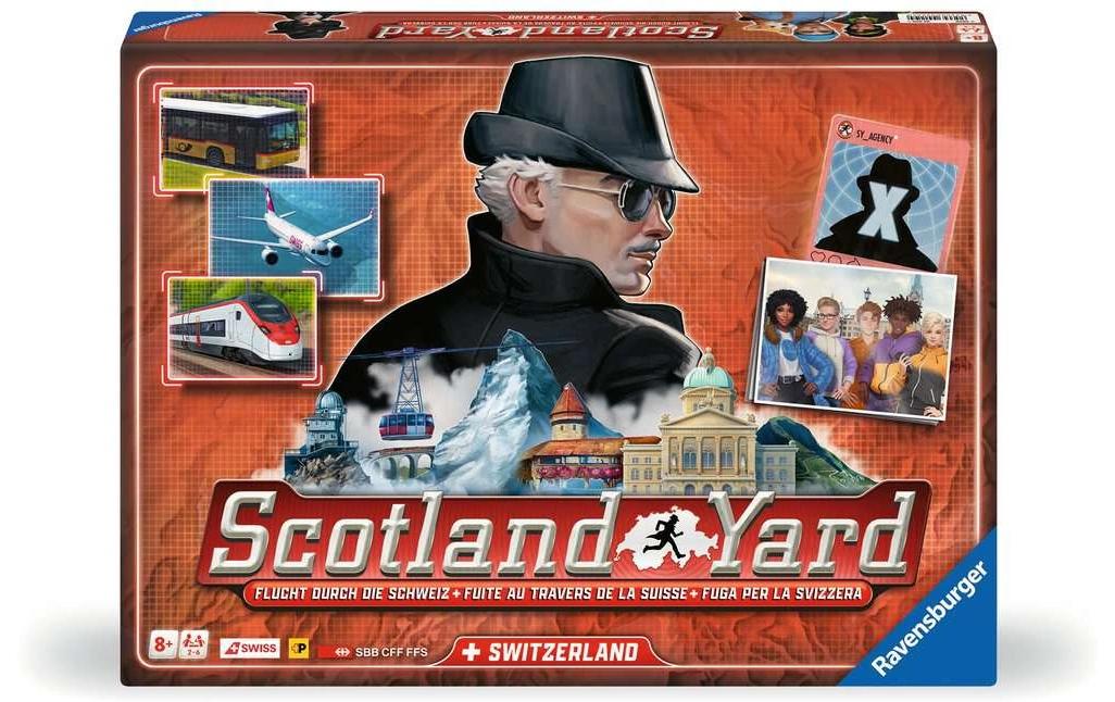 Ravensburger Familienspiel Scotland Yard Switzerland DE/FR/IT/EN