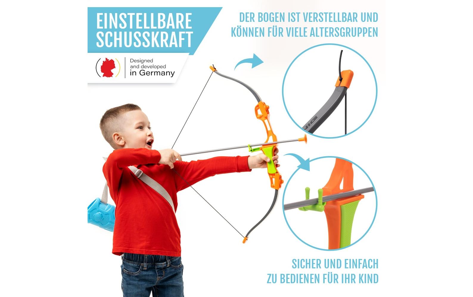 Bogenkönig Bogenschiess-Set 7-teilig