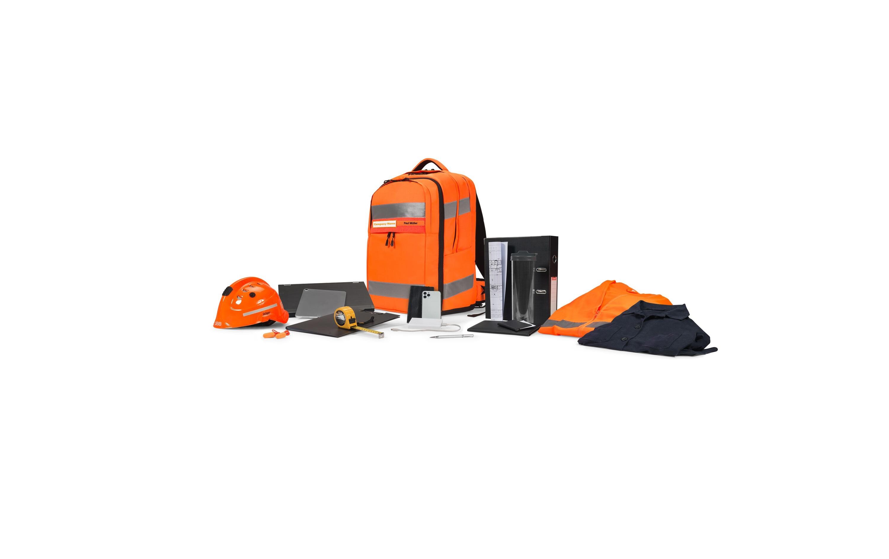 DICOTA Rucksack HI-VIS V-2 32-38 L – Orange