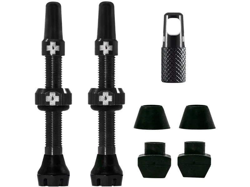 Muc-Off Ventil Tubeless Valve Kit 44 mm, Schwarz Muc-Off Ventil Tubeless Valve Kit 44 mm, Schwarz