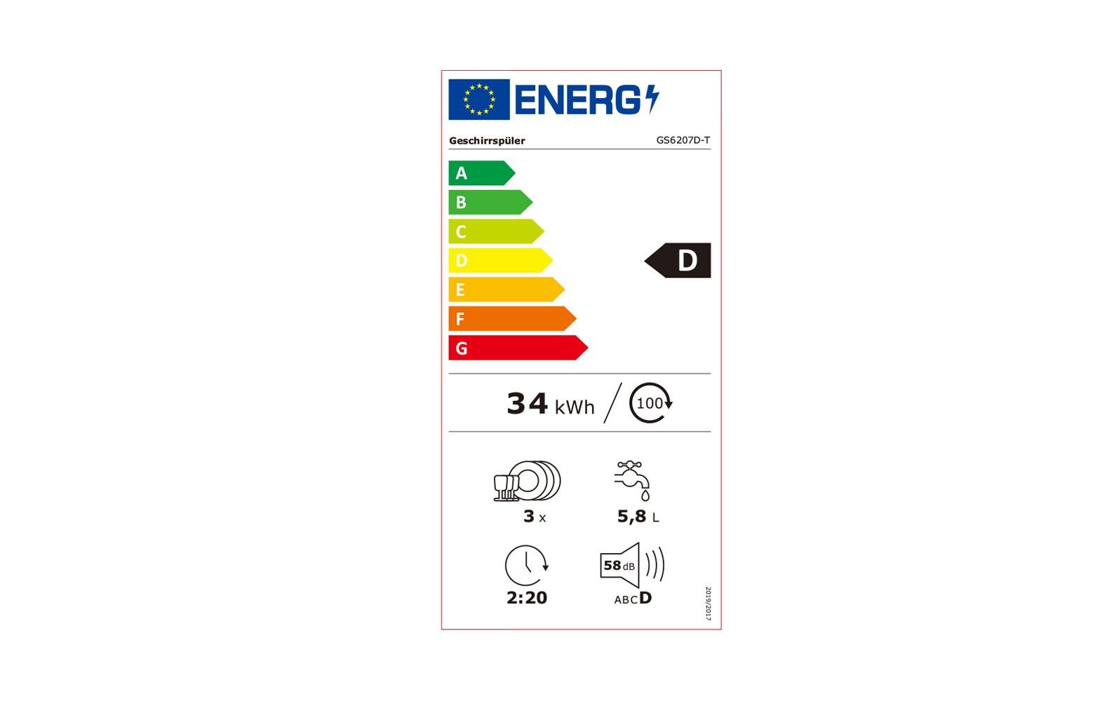 Berger Lanz Tischgeschirrspüler GS6207D-T Berger Lanz Tischgeschirrspüler GS6207D-T
