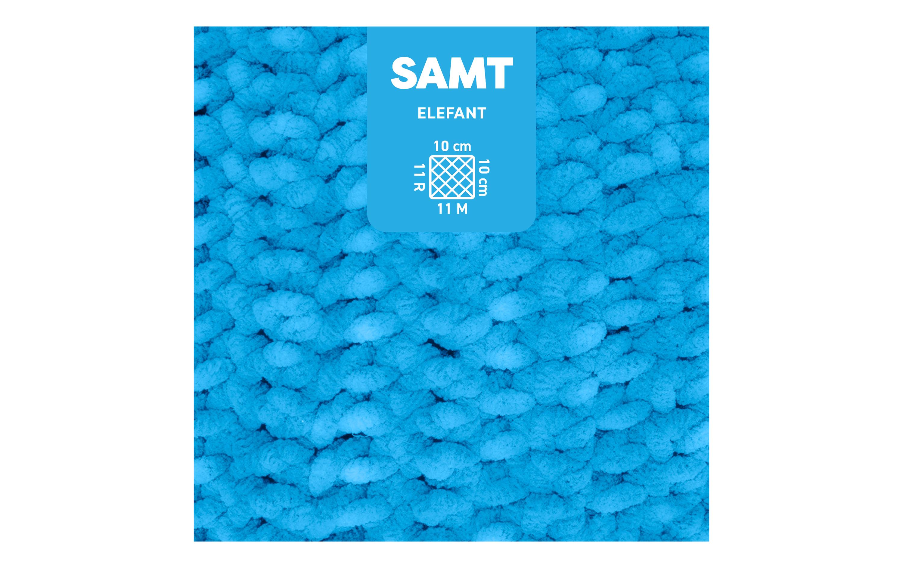 myBoshi Wolle Chenille Samt Elefant 100 g, 100 m