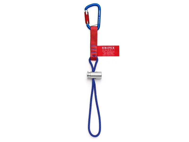 Knipex Werkzeug-Adapterschlaufe Materialkarabiner, 6 kg / 13,2 lbs Knipex Werkzeug-Adapterschlaufe Materialkarabiner, 6 kg / 13,2 lbs