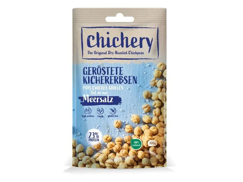 Chichery Geröstete Kichererbsen Meersalz 100 g