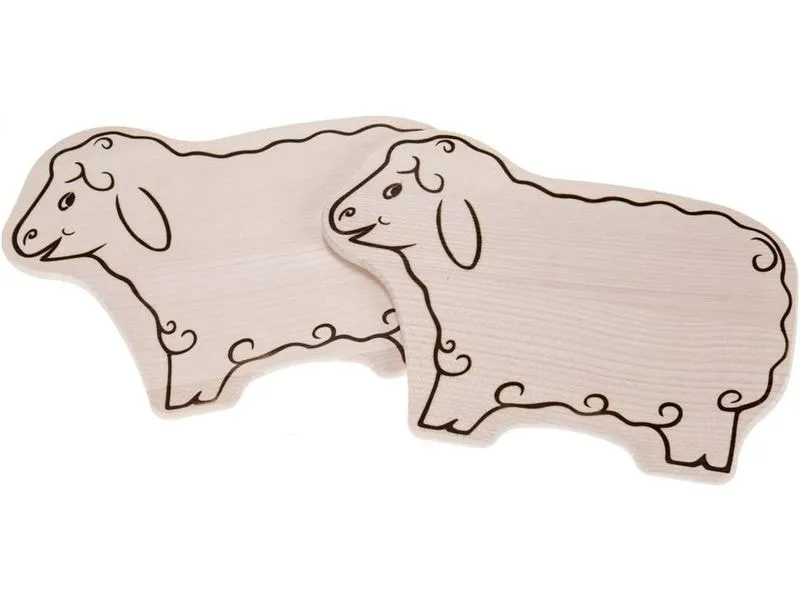 creanorm Schneidebrett in Schaf-Form 18 cm x 25 cm creanorm Schneidebrett in Schaf-Form 18 cm x 25 cm