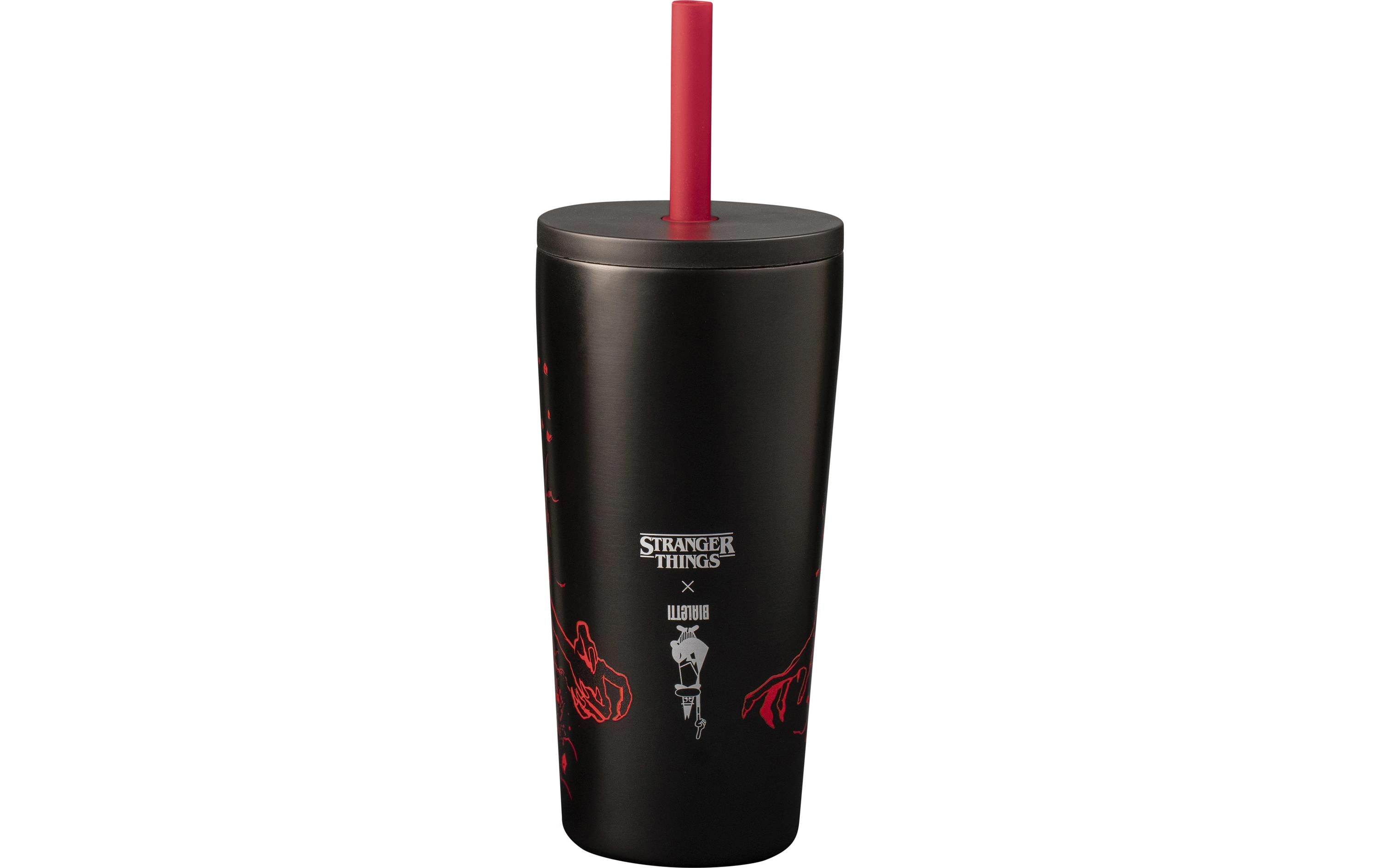 Bialetti Trinkbecher Stranger Things, 600 ml, Schwarz / Rot Bialetti Trinkbecher Stranger Things, 600 ml, Schwarz / Rot