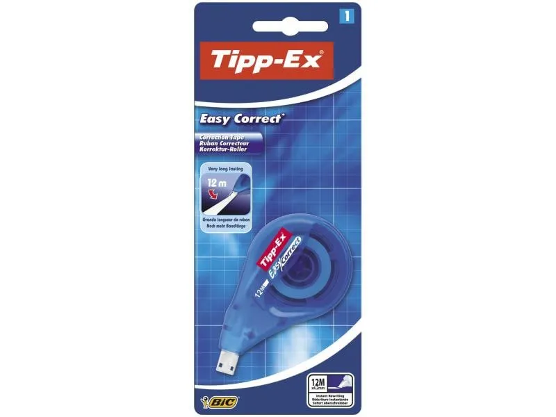 Tipp-Ex Korrekturroller Easy Correct 12 m x 4.2 mm, 1 Stück Tipp-Ex Korrekturroller Easy Correct 12 m x 4.2 mm, 1 Stück