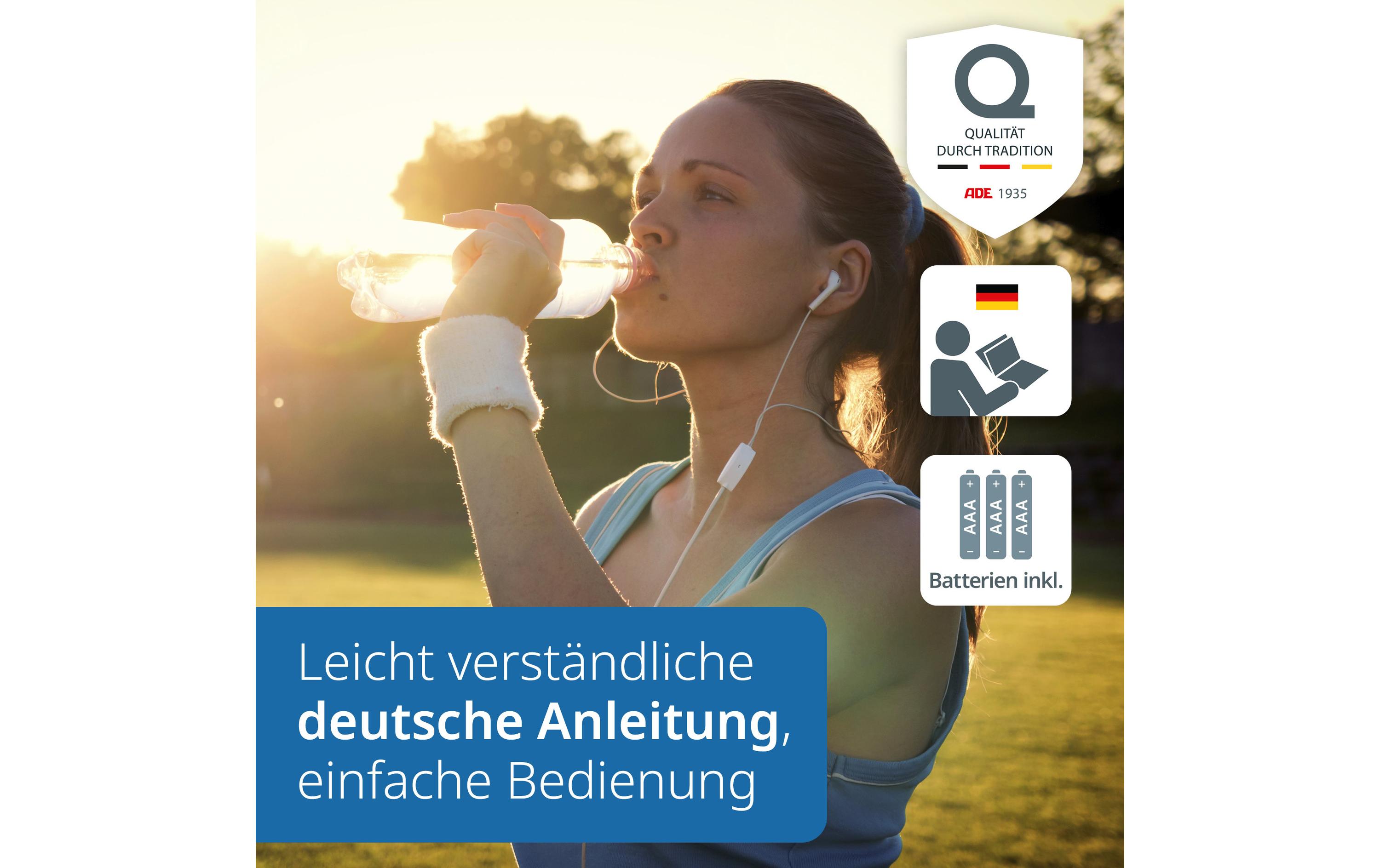 ADE Körperanalysewaage Emmy Dunkelblau