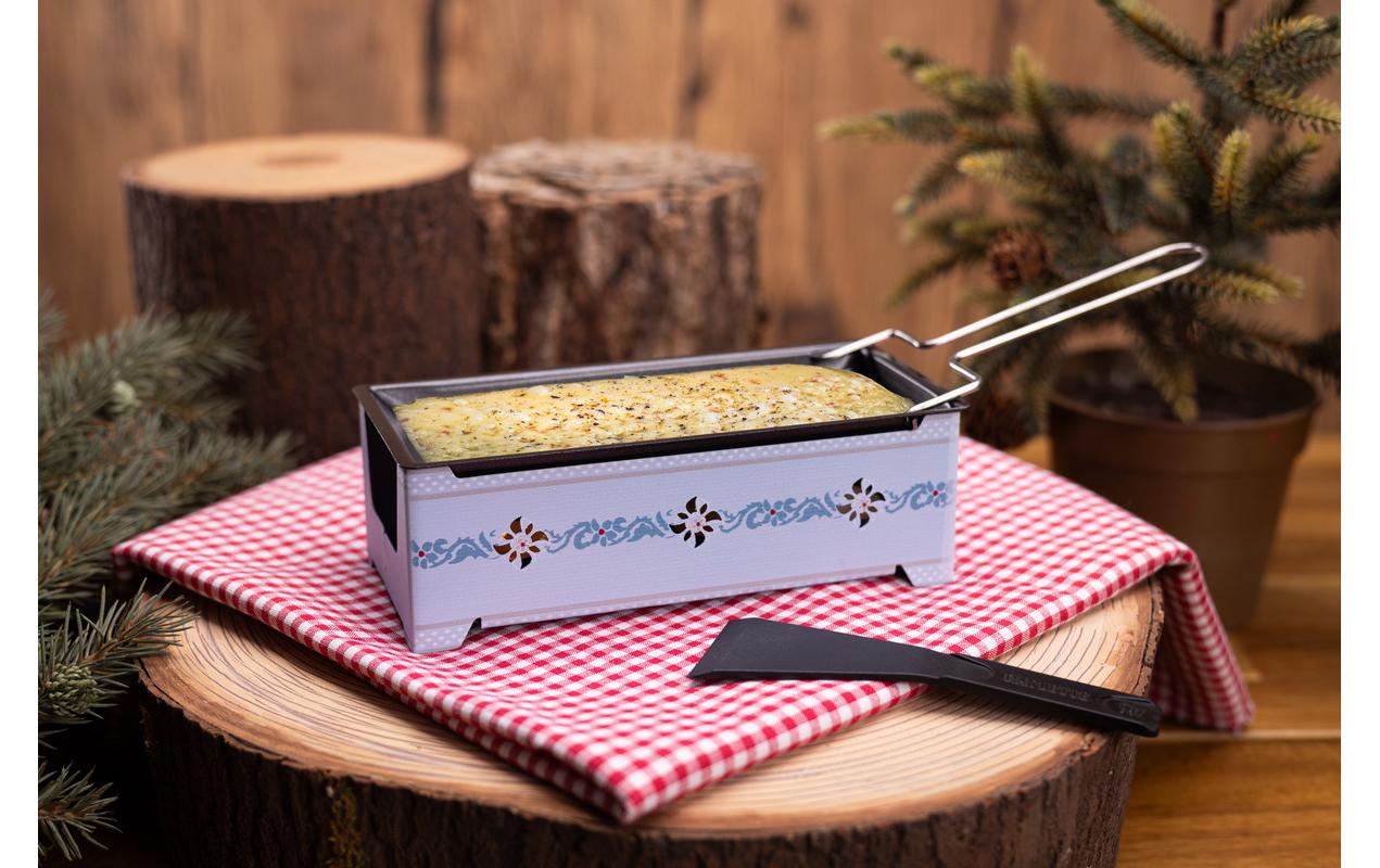 Nouvel Teelicht-Raclette Sennenlook, Blau