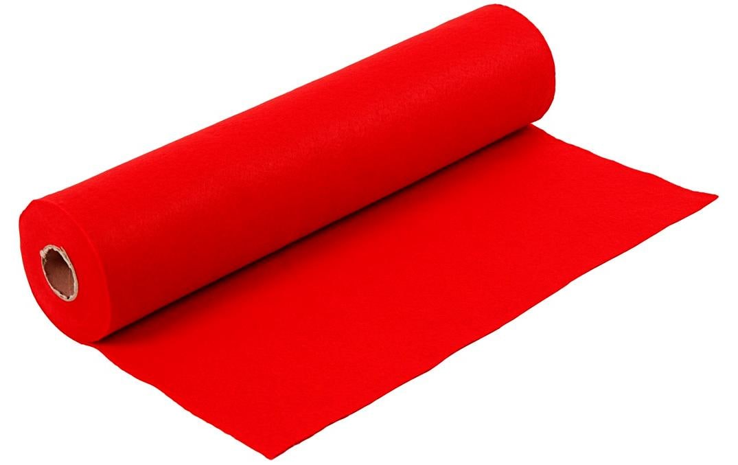 Creativ Company Bastelfilz 180-200 g, Rot, 1 Rolle Creativ Company Bastelfilz 180-200 g, Rot, 1 Rolle