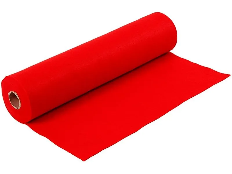 Creativ Company Bastelfilz 180-200 g, Rot, 1 Rolle