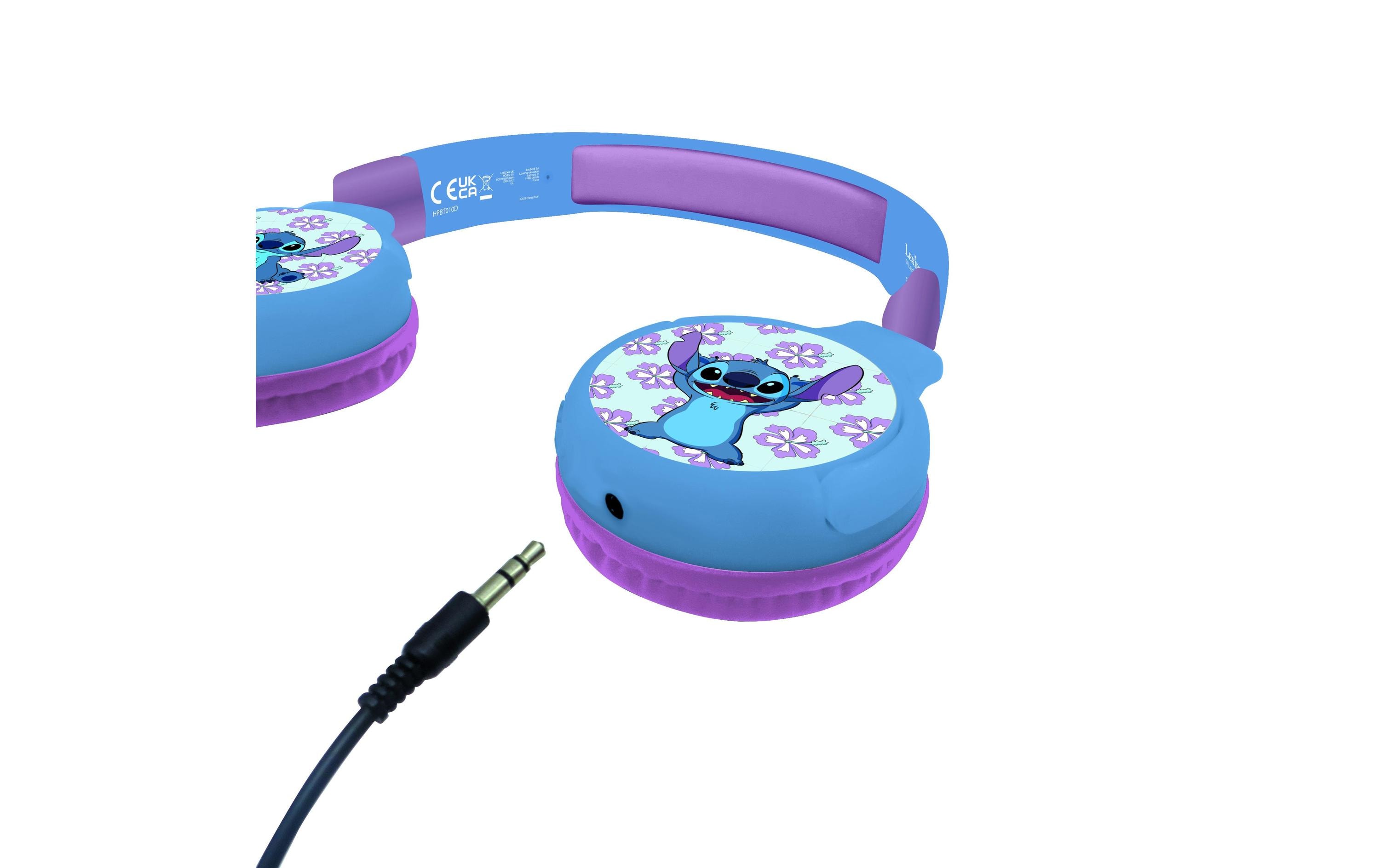 Lexibook 2-in-1-Bluetooth/Kabel-Kopfhörer Stitch Blau