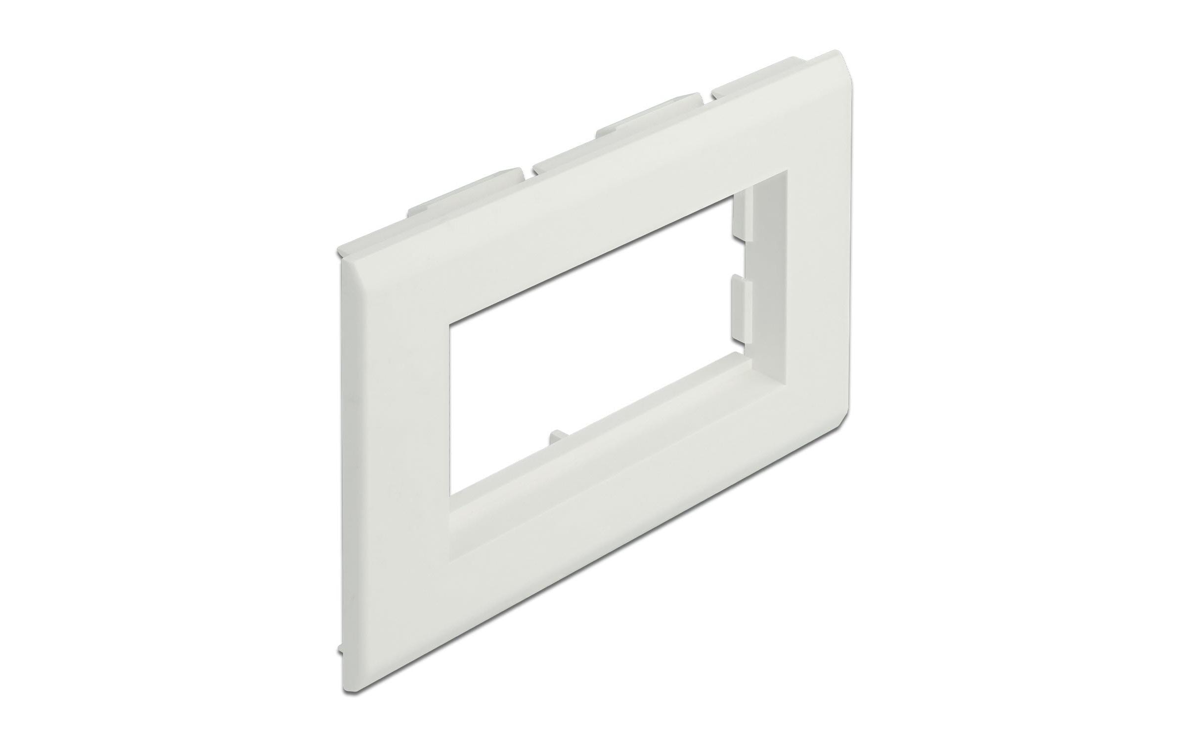 Delock Easy 45 Modulträger für Geräteeinbaukanal 130 x 80 mm Delock Easy 45 Modulträger für Geräteeinbaukanal 130 x 80 mm