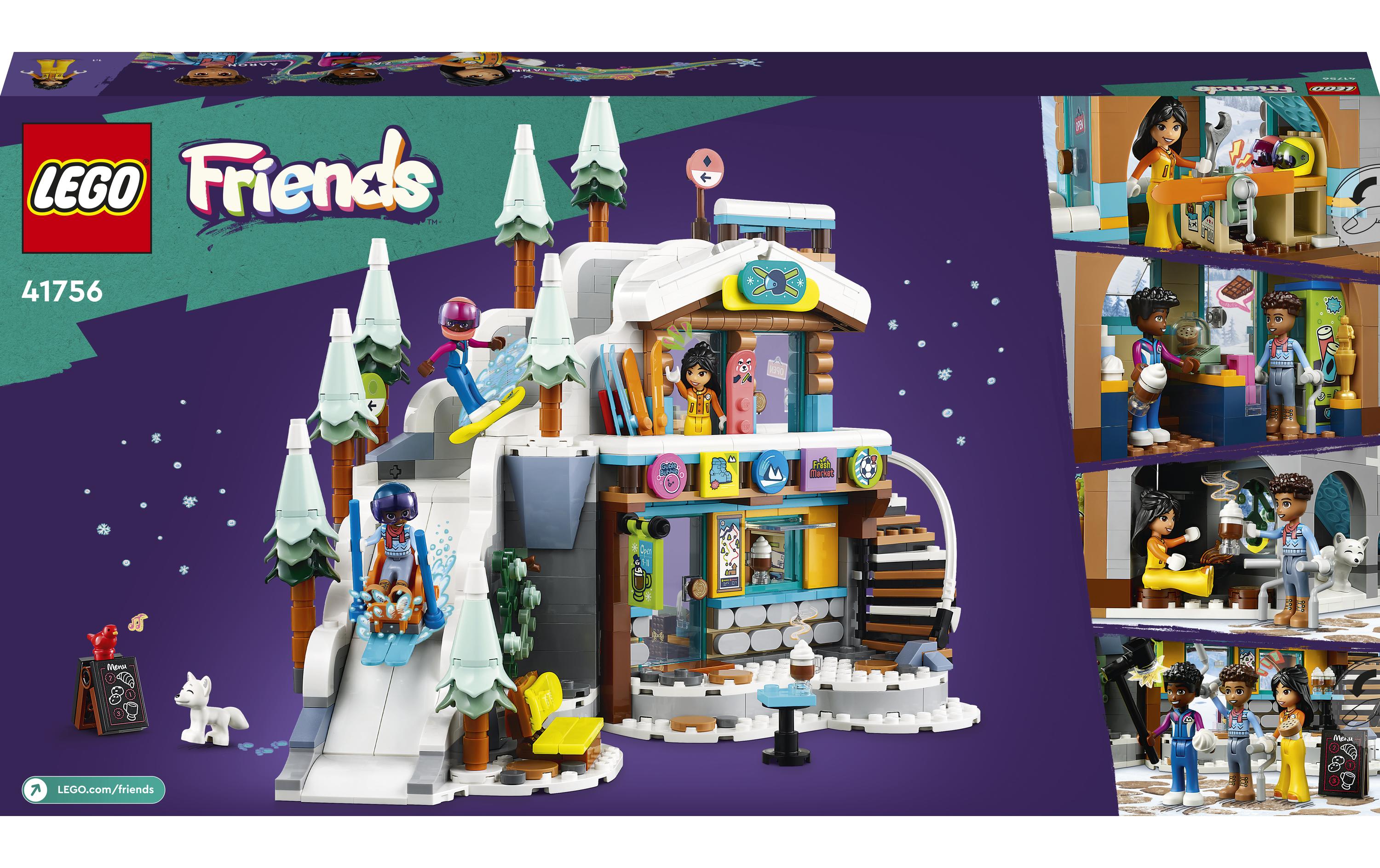 LEGO® Friends Skipiste und Café 41756