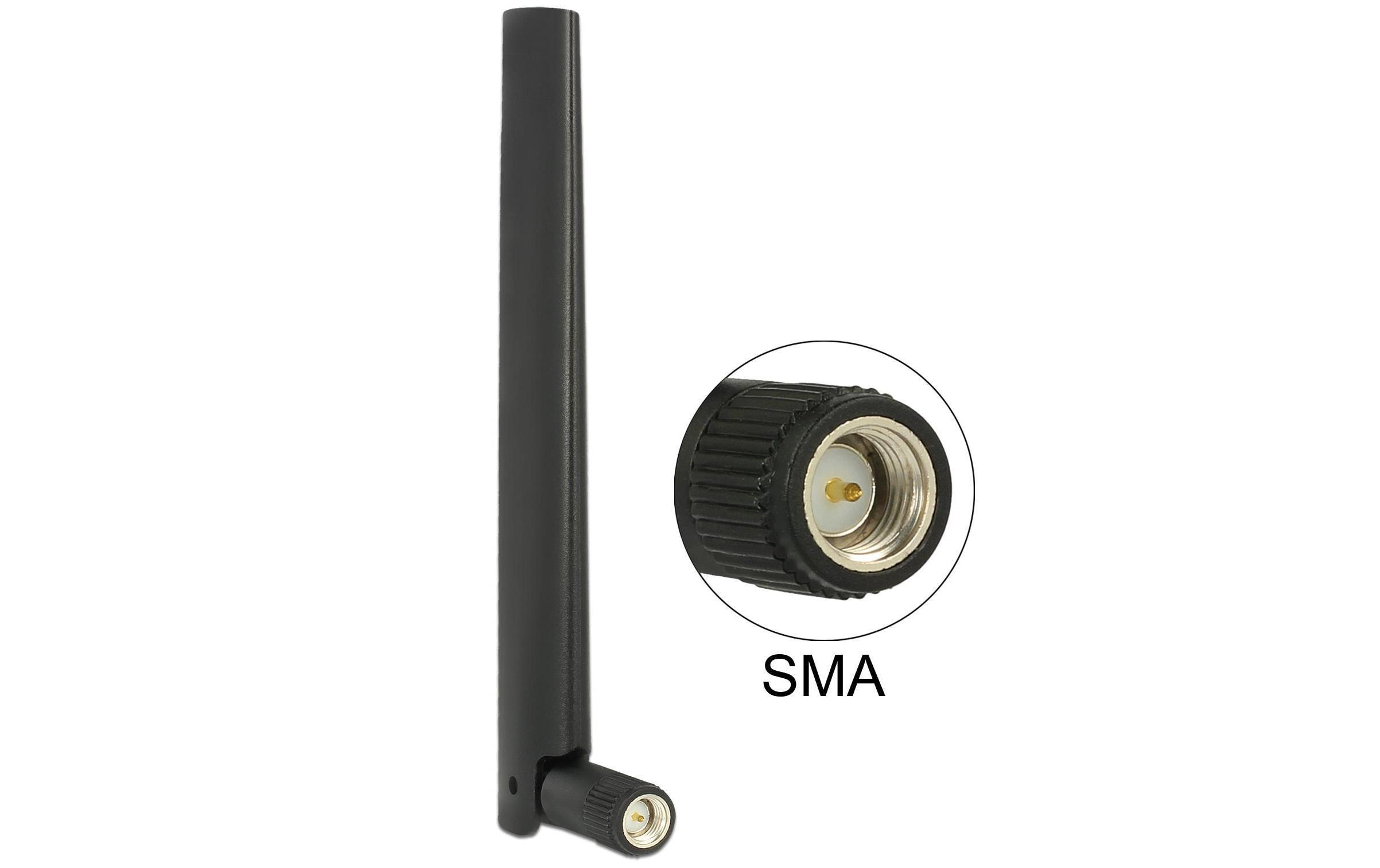 Delock LTE/WLAN/GPS-Antenne 4dBi, 13.5cm SMA 4.3 dBi Rundstrahl Delock LTE/WLAN/GPS-Antenne 4dBi, 13.5cm SMA 4.3 dBi Rundstrahl