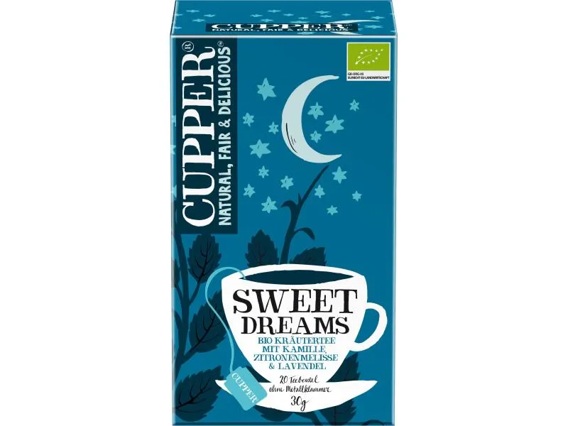 Cupper Teebeutel Bio Sweet Dreams Kräutertee 20 x 1.5 g Cupper Teebeutel Bio Sweet Dreams Kräutertee 20 x 1.5 g