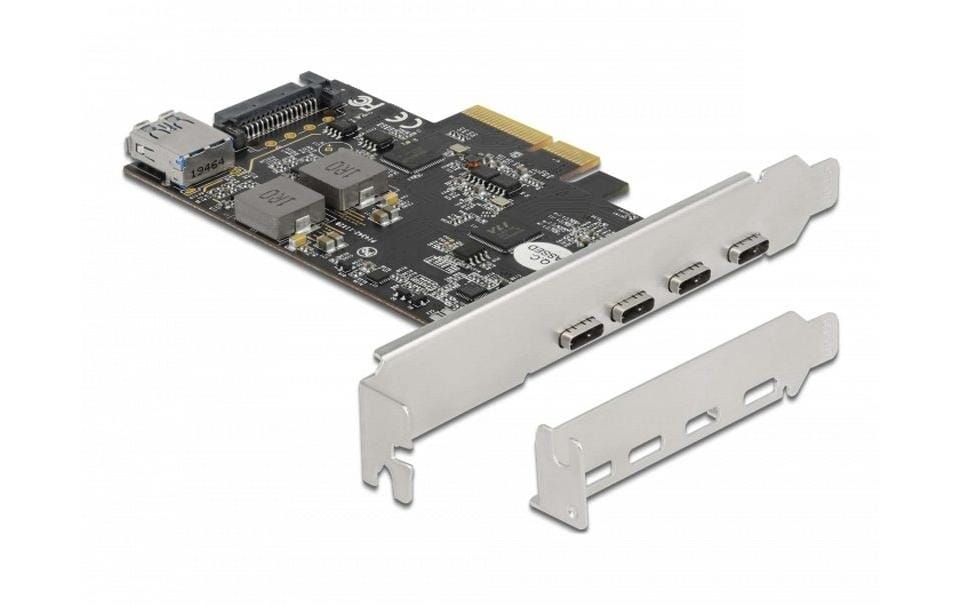 Delock PCI-Express-Karte 90059 USB 3.1 Gen2 - 4x USB-C Delock PCI-Express-Karte 90059 USB 3.1 Gen2 - 4x USB-C
