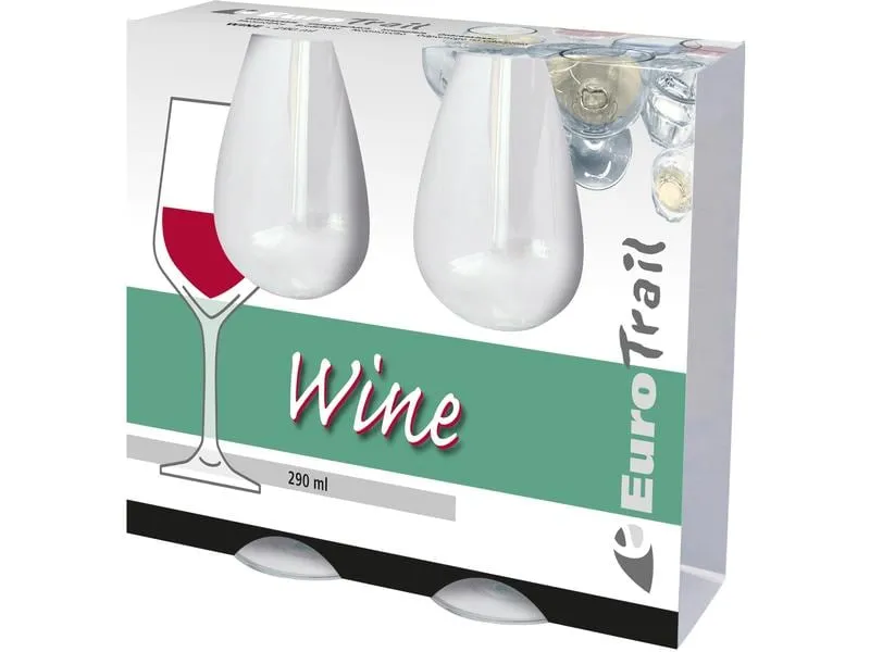 Eurotrail Outdoor-Weinglas Basic 285 ml 2-er Set Eurotrail Outdoor-Weinglas Basic 285 ml 2-er Set