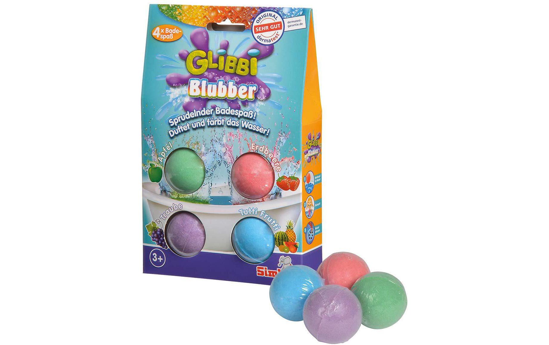 Glibbi Badekugel Glibbi Blubber 4 Stück Glibbi Badekugel Glibbi Blubber 4 Stück