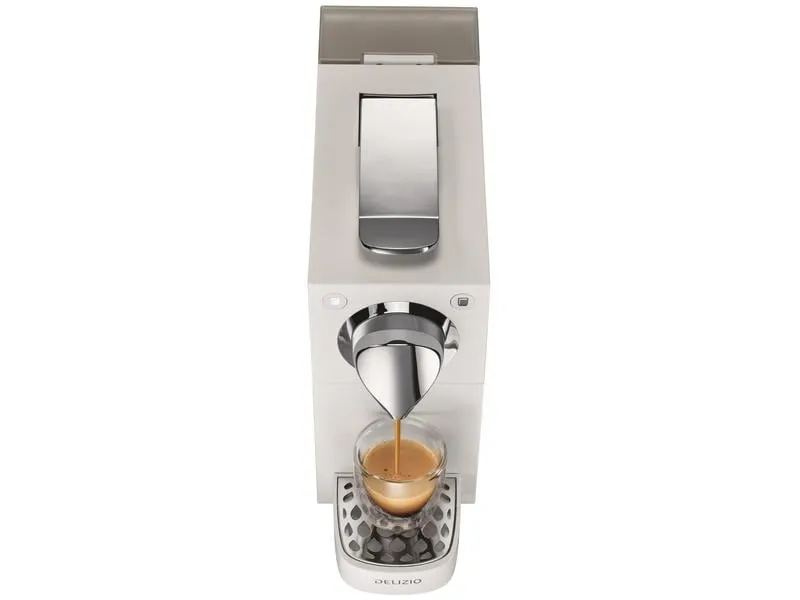Delizio Kapselmaschine Una Automatic Weiss