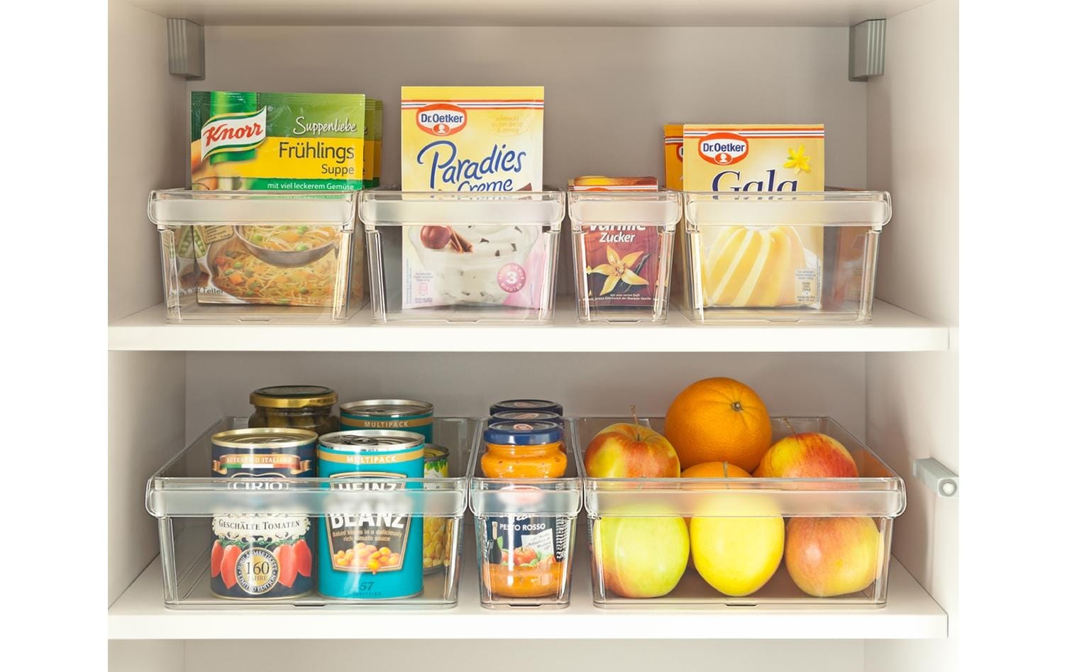 Rotho Kühlschrankorganizer Loft 5 l, Transparent