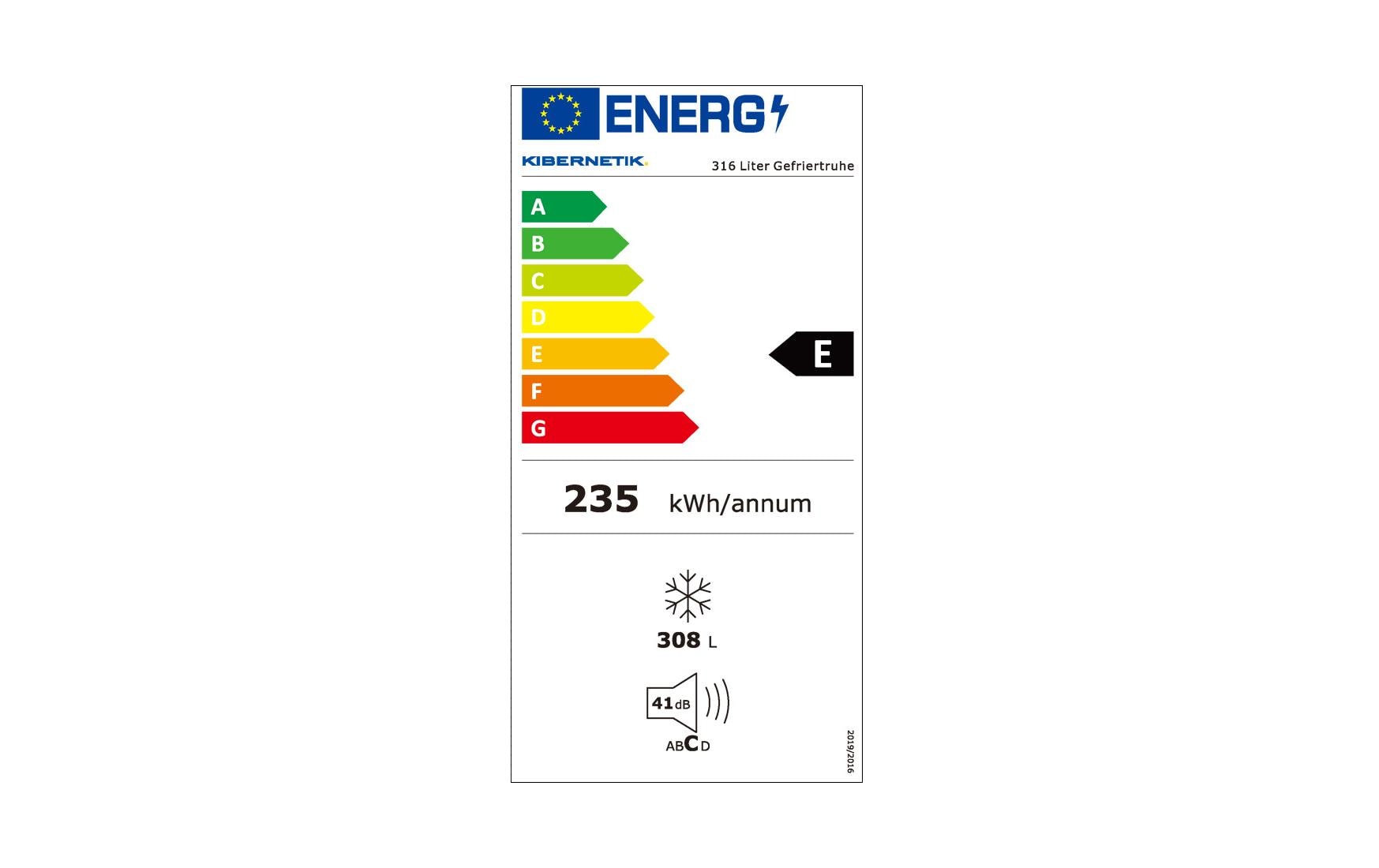 Kibernetik Gefriertruhe 316L