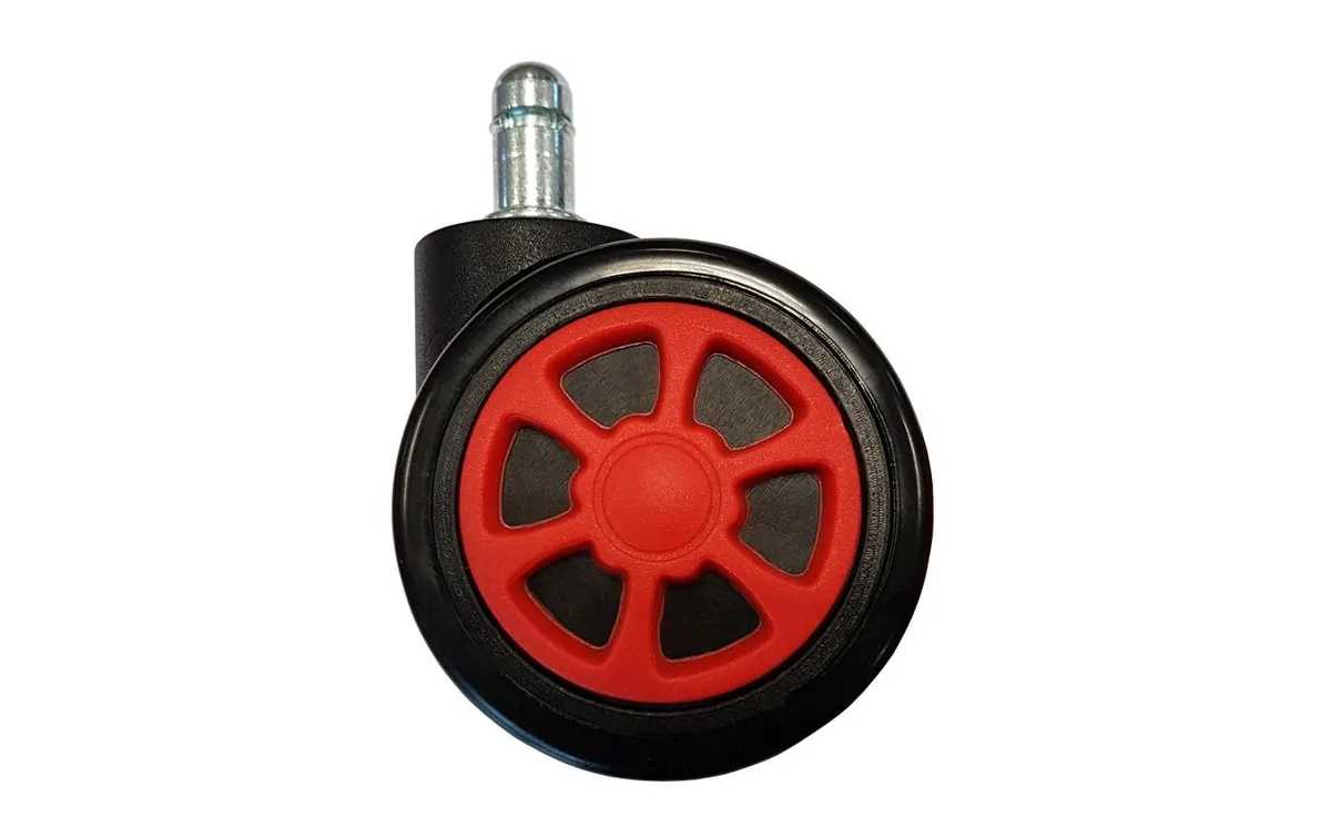 LC-Power Ersatzrollen Gaming Stuhlrollen 5er Set Rot LC-Power Ersatzrollen Gaming Stuhlrollen 5er Set Rot